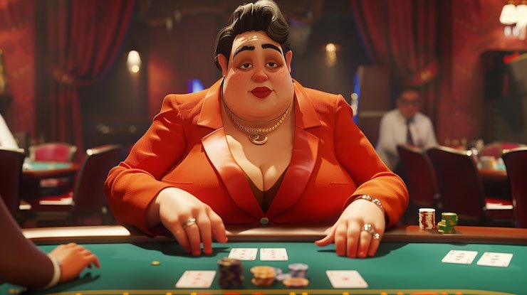 Permainan live dealer erek 3d menampilkan meja blackjack dan roulette dengan dealer langsung